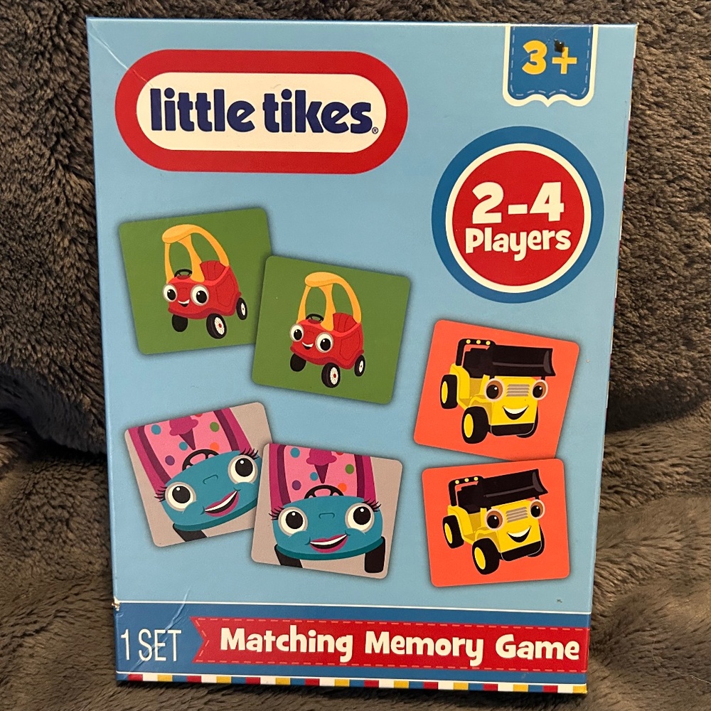 😉Bundle Days😉 New Little Tikes Matching Memory Game 1 Set Ages 3 and Up 2021
